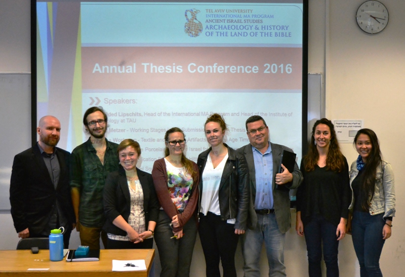 The Second Annual Thesis Conference of the International MA Program in Archaeology and History of the Land of the Bible